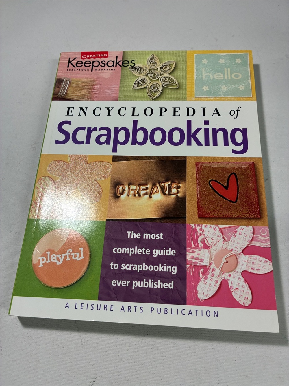 : Encyclopedia of Scrapbooking - Purple Cover